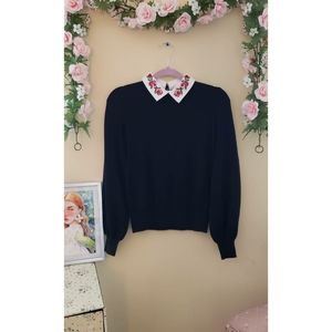 Black LongSleeve with Roses